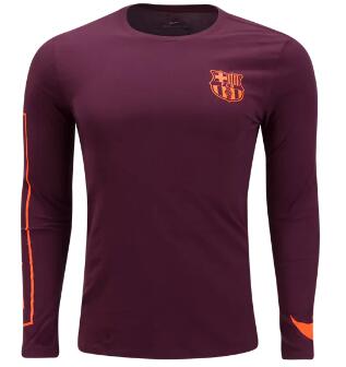 CAMISETA B-arcelona Manga larga Squad T- 17/18