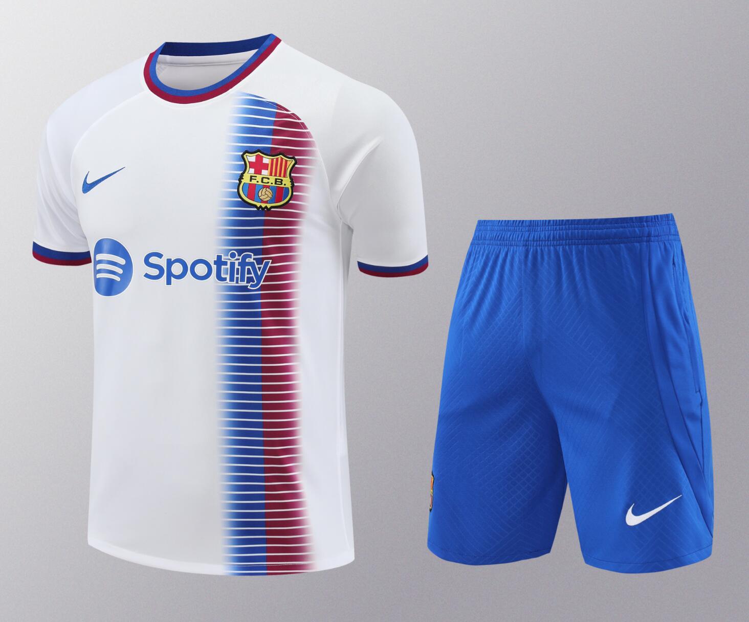 Maillot B-arcelona Fc Pre-Match BLANCO 2024/2025 + Pantalon