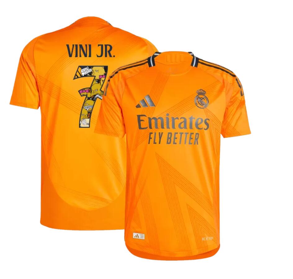 Maillot Real Madrid Extérieur 24/25 VINI JR. #7 Bear Champ Font