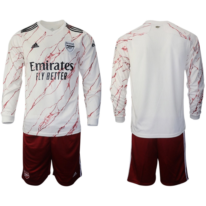 Maillot Arsenal FC Extérieur 2020-2021 Manga Larga