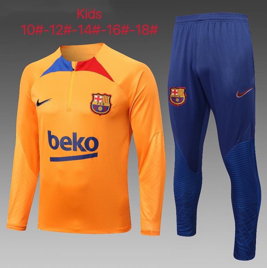 Survêtements Real M adrid 22/23 Naranja Junior +Pantalon