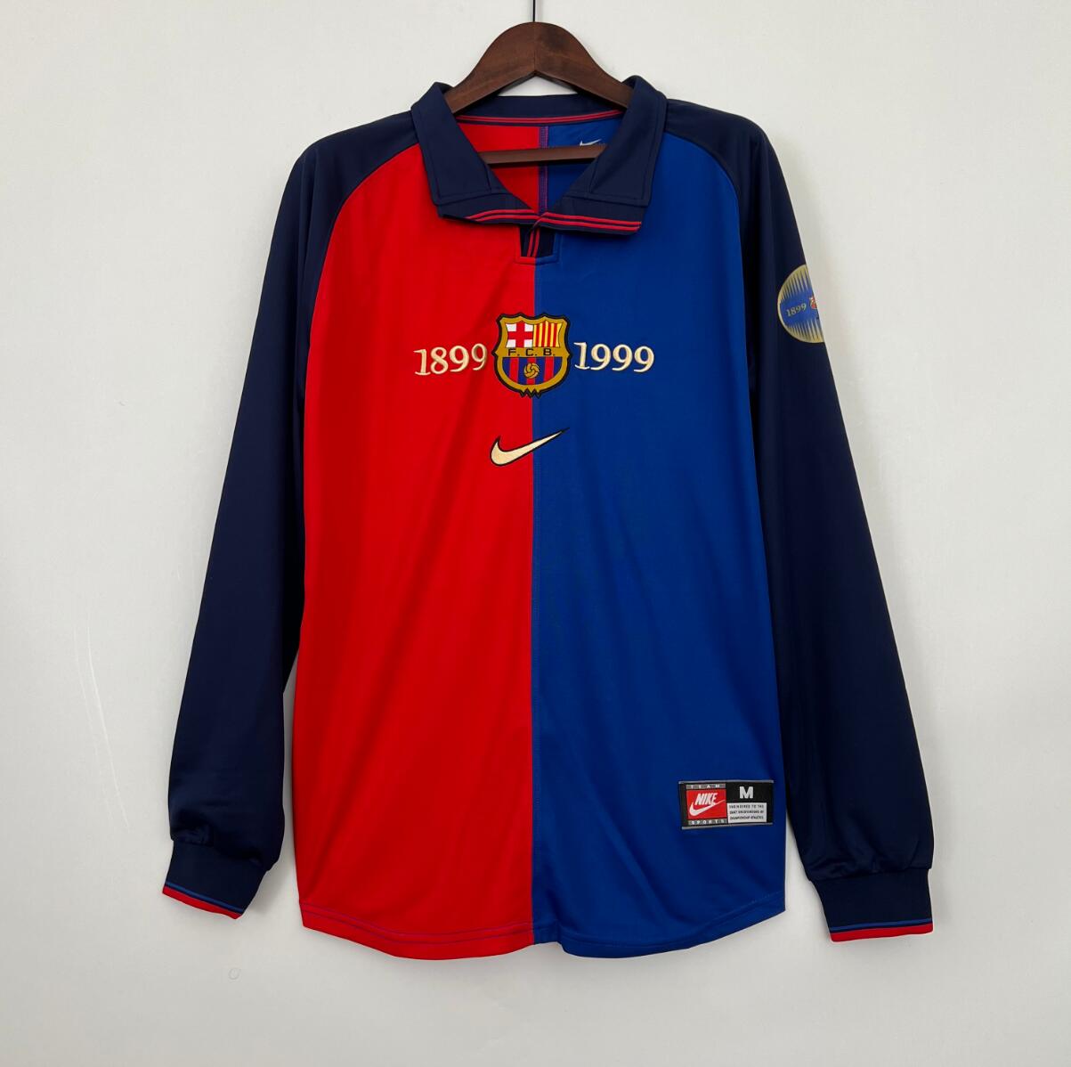 Maillot Retro Manga Larga Barcelona 100th Anniversary