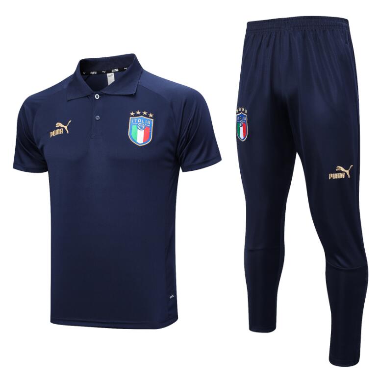 Polo Italia Pre-Match 23/24 Marine + Pantalon