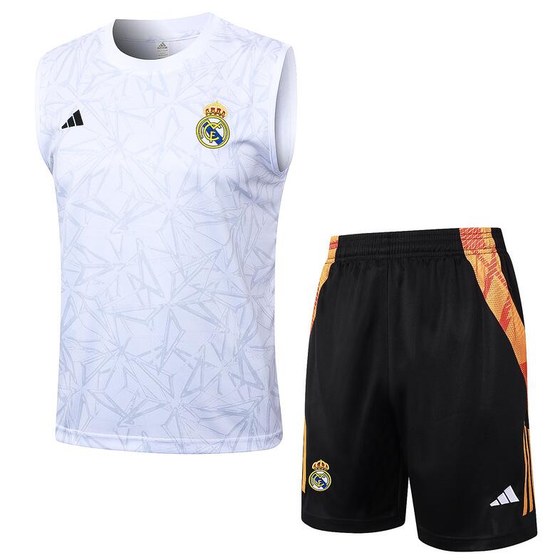 Maillot Sans Manche Real Madrid CF Pre-Match 2024 + Pantalon