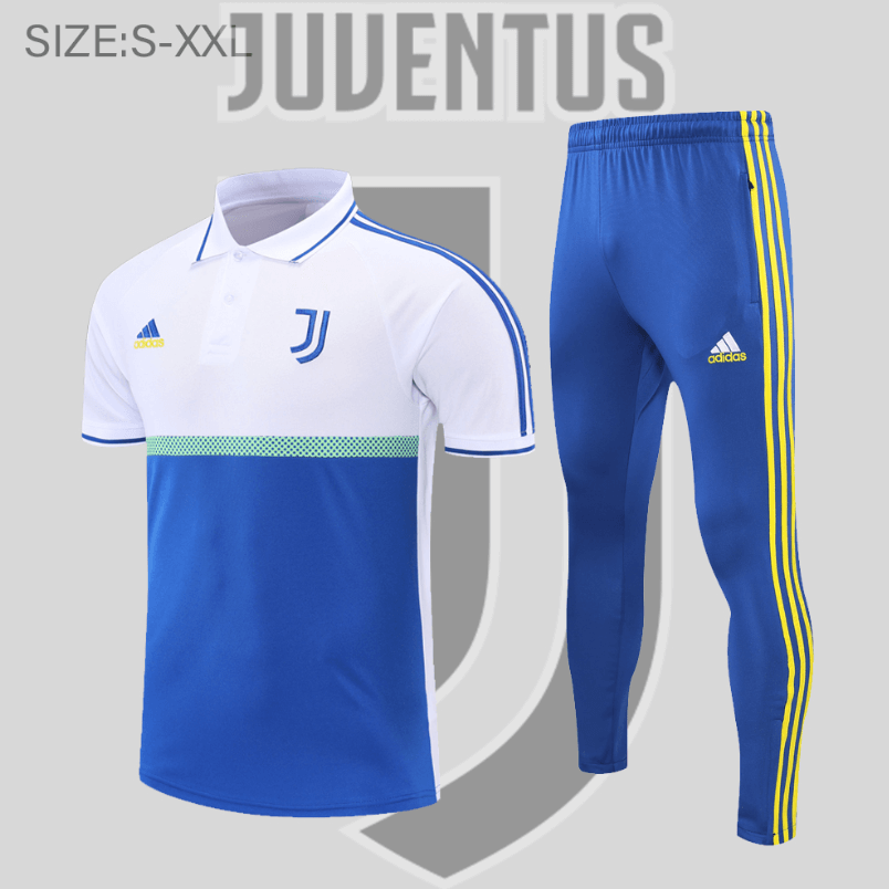 POLO Juventus KIT Bleu Y Blanca