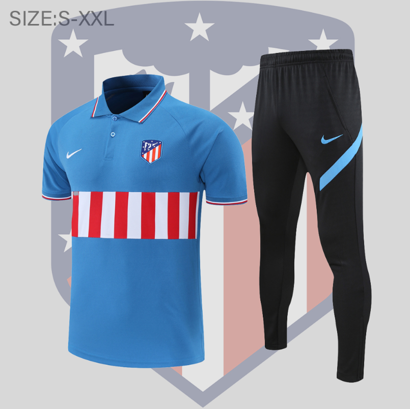 Polo Atletico Madrid Kit Bleu