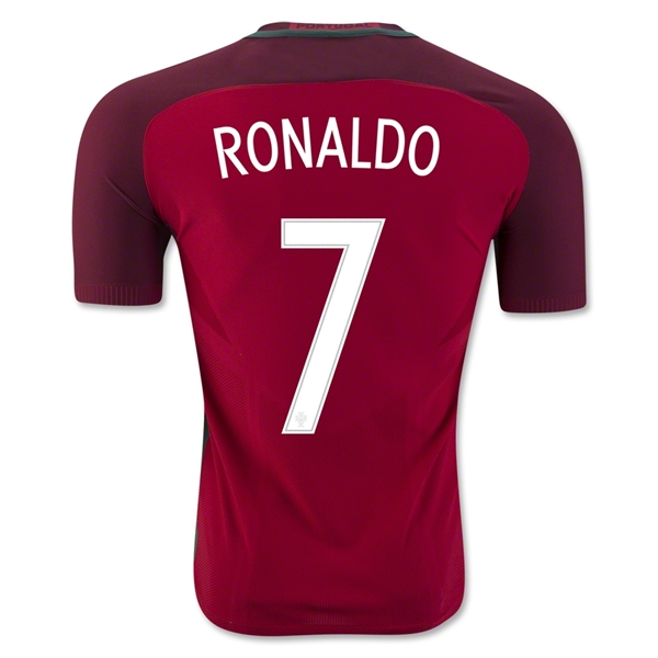 CAMISETA Portugal 2016 RONALDO Authentic PRIMERA EQUIPACIÓN