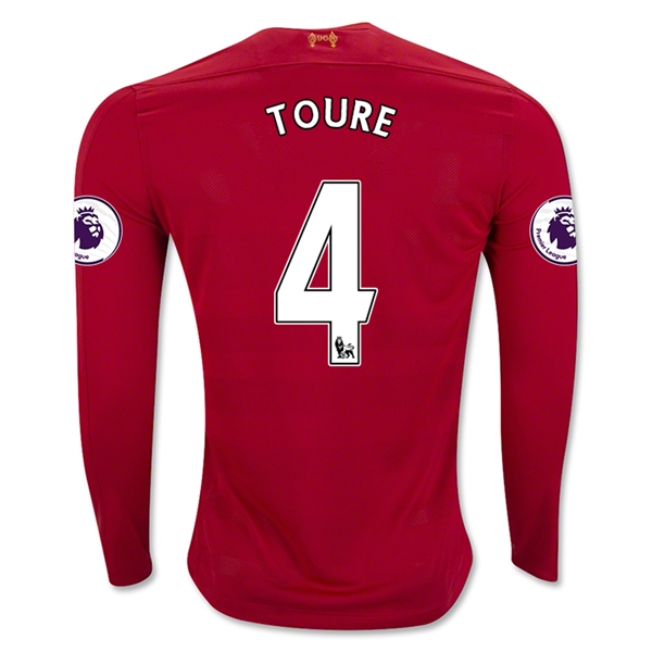 CAMISETA Liverpool 16/17 TOURE LS PRIMERA EQUIPACIÓN