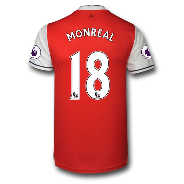 CAMISETA Arsenal 16/17 18 MONREAL Authentic PRIMERA EQUIPACIÓN